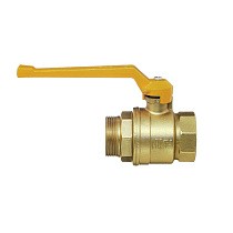 Краны латунные шаровые газовые 11Б27п DN 15-40 PN 40 рычаг муфта-штуцер БАЗ А11.0 купить в Саратове | "Проконсим"