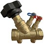 Клапаны балансировочные латунные DN 15-50 PN 16 наклонный с измерительными ниппелями и дренажом РИДАН MVT-R купить в Саратове | "Проконсим"
