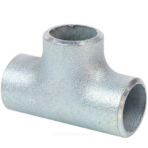 Тройник стальной Дн 219,1х8,0-114,3х6,3 (DN 200-100) переходной оцинкованный 1 исполнение ГОСТ 17376-2001 купить в Саратове | "Проконсим"