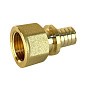 Муфта латунная для PEX труб 16-1/2'' PN 16 S-2,2мм переходная под надвижную гильзу Valfex VF.401.AF купить в Саратове | "Проконсим"
