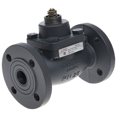 Клапан чугунный регулирующий DN 15 PN 25 под привод 1kv фланцевый до 150гр. РИДАН VFM-2R 065B3053R купить в Саратове | "Проконсим"