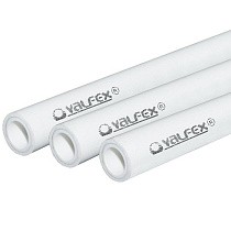 Трубы ПП SDR 6 DN 20-75 PN 25 армированные алюминием внутри белые Valfex купить в Саратове | "Проконсим"