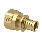 Муфта латунная для PEX труб  16-3/4''  PN 16  под надвижную гильзу с внутренней резьбой  РосТурПласт купить в Саратове | "Проконсим"