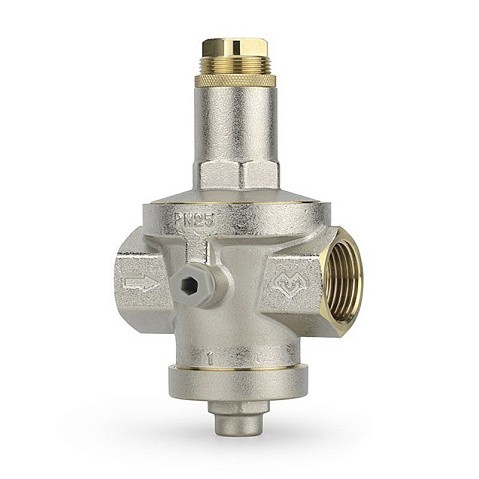 Регулятор давления VARMEGA VM128 DN 15 PN25 мембранный под манометр 2,8kv G-1/2'' никелированный купить в Саратове | "Проконсим"