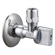 Кран латунный шаровой угловой MVI BV.464 DN 15-цанга 10 PN 10 наружная-M10 штуцер бабочка купить в Саратове | "Проконсим"