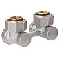 Узел нижнего подключения MVI TR.420.0505 DN 20 PN 10 угловой двухтрубный вентильного типа 20-3/4'' под евроконус, муфта купить в Саратове | "Проконсим"