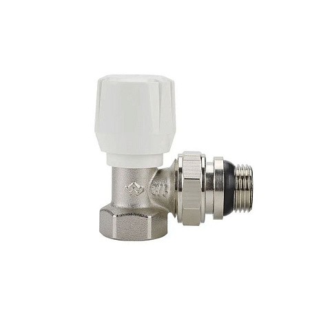 Клапан радиаторный VARMEGA VM10011 DN15 PN10 угловой G-1/2'' с уплотнением муфта-штуцер купить в Саратове | "Проконсим"