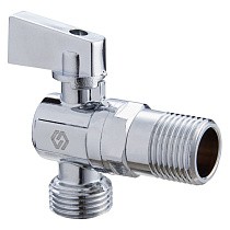 Краны латунные шаровые угловые MVI BV.463 DN 15-15 PN 10 штуцер бабочка купить в Саратове | "Проконсим"