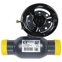 Краны стальные шаровые регулирующие DN 65-600 PN 25 цельносварные приварные с редуктором RJIP-WW РИДАН купить в Саратове | "Проконсим"