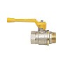 Краны латунные шаровые газовые 11Б27п DN 15-40 PN 40 никелированные рычаг муфта-штуцер БАЗ А11.0.Н купить в Саратове | "Проконсим"