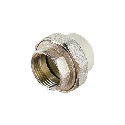 Муфта комбинированная разъёмная VALFEX 25 PN 25 G-1/2'' американка-ВР серая купить в Саратове | "Проконсим"
