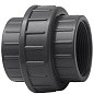 Муфта разборная НПВХ DN 20-1/2" PN 16 клеевая с внутренней резьбой черная Aquaviva BOG20120 купить в Саратове | "Проконсим"