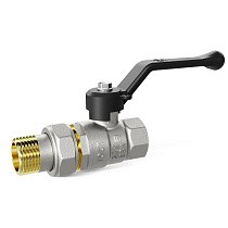 Краны латунные шаровые DN 15-32 PN 40 никелированные рычаг американка LD Pride 47.307 купить в Саратове | "Проконсим"