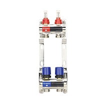 Коллекторные группы из латуни DN 25 PN 6 с расходомерами, без дренажного крана и воздухоотводчика VARMEGA купить в Саратове | "Проконсим"