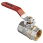 Кран латунный шаровой MVI AquaHit BV.311.04 DN 40 PN 25 рычаг муфта-муфта полнопроходной никелированный купить в Саратове | "Проконсим"