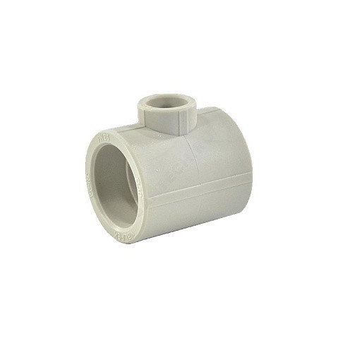 Тройник полипропиленовый переходной VALFEX 20x25x20 PN 25 серый купить в Саратове | "Проконсим"