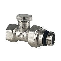 Клапан для радиаторов VALFEX VF.020.NN, PN-10, прямой с дополнительным уплотнением, настроечный купить в Саратове | "Проконсим"
